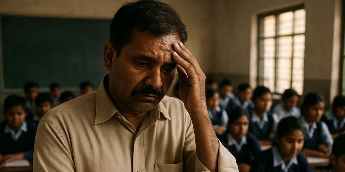 सरकारी शिक्षक संकट सरकारी शिक्षक संकट