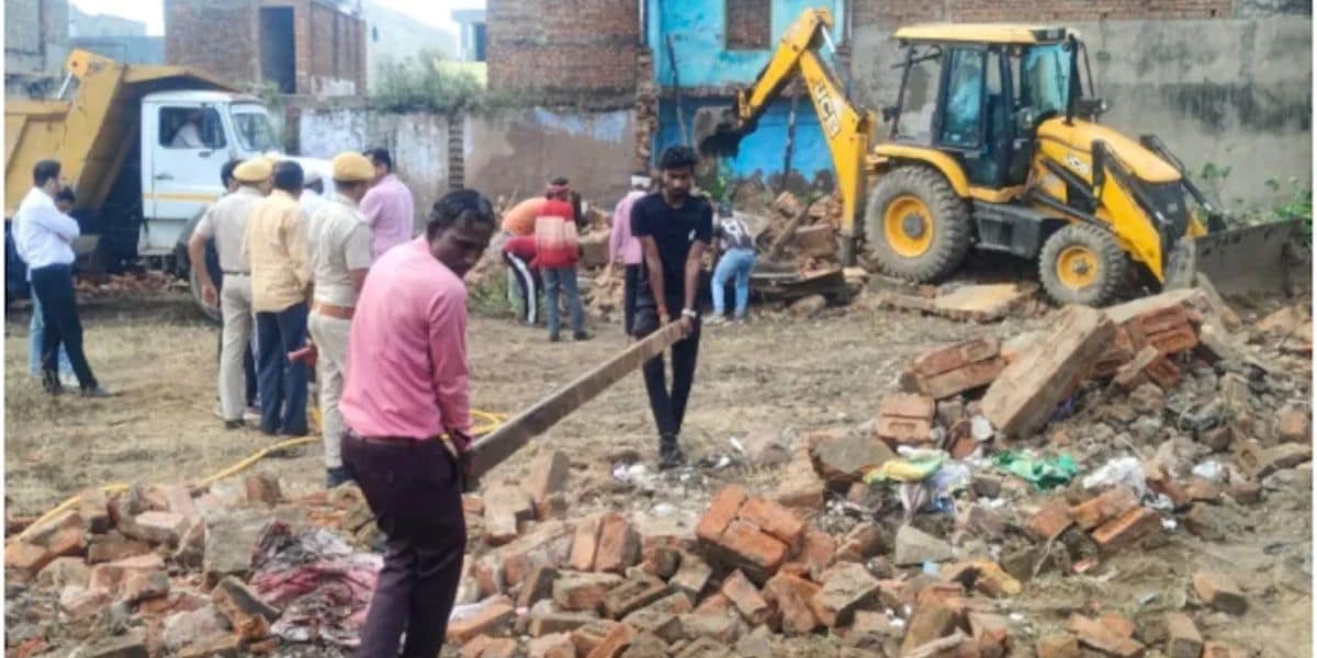 Bharatpur Bulldozer Action Bharatpur Bulldozer Action