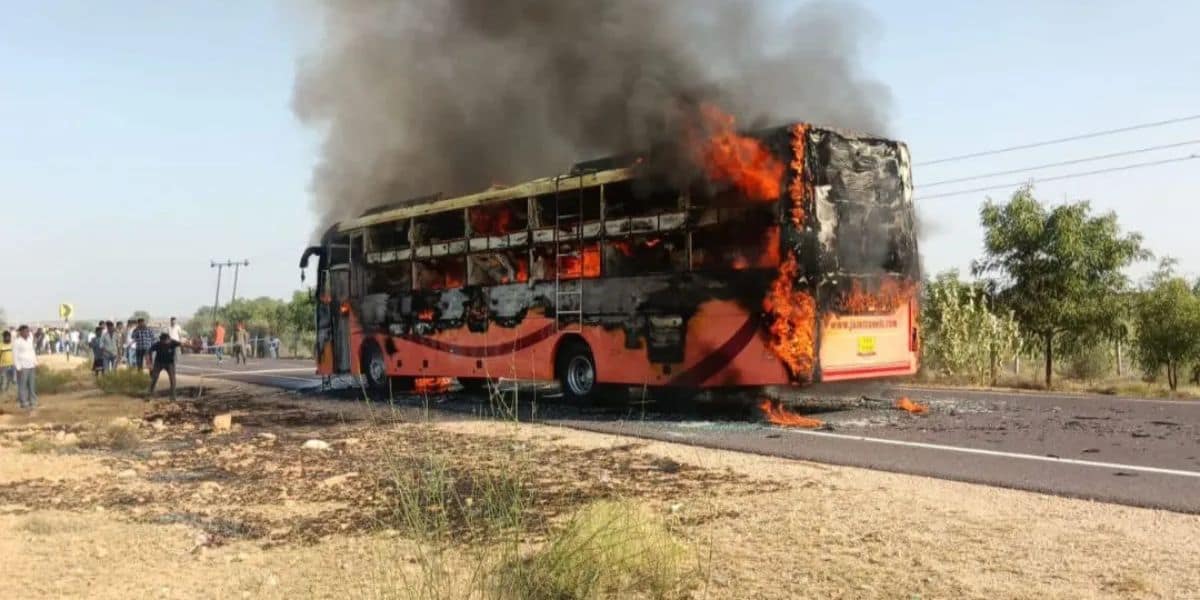 जैसलमेर बस आग हादसा जैसलमेर बस आग हादसा