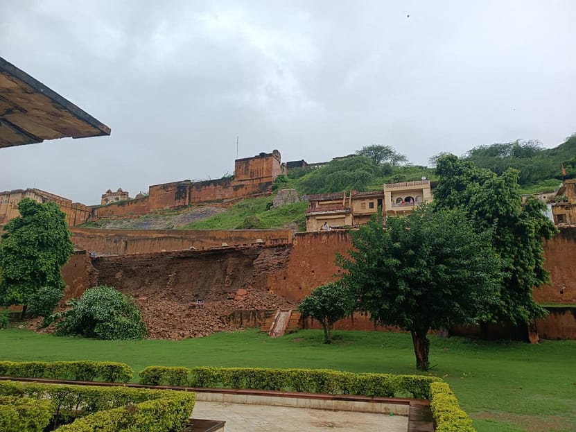 आमेर बारिश हादसा